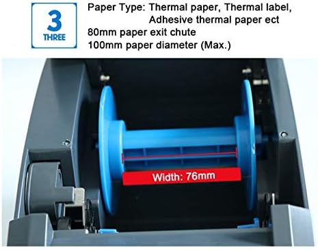 Принтер Преобръщане на етикета Стикер Баркод, Супермаркет Машина принтер минерална етикети MJWDP Топло