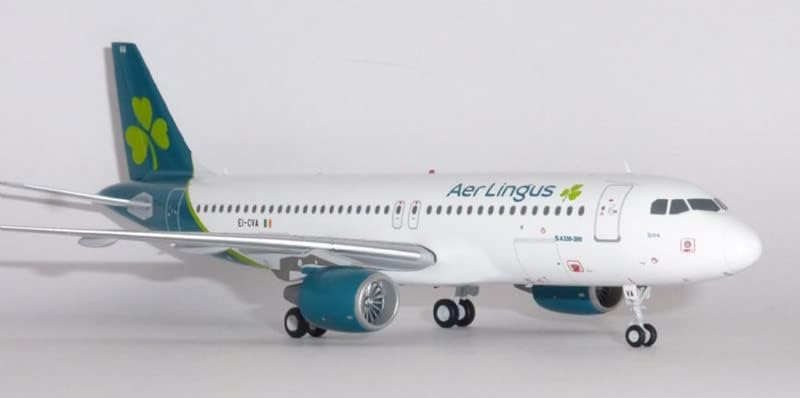 GeminiJets AER lingus за Airbus A320 EI-CVA 1:200 ГЛАСОВЕ Самолет, Предварително събрана модел