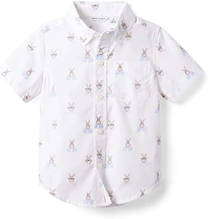 Риза с копчета с зайчиком за момчета Джейни и Джак (За деца / Малки деца / Големите деца)