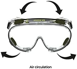 S-1551 Quattro с вентилация, защитни очила, Защитни Очила От замъгляване, за Защита на очите, Запечатани дограма и професионални защитни очила