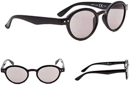 Кръгли ретро очила за четене Gr8Sight в 5 опаковки с кутия пролетта вериги предлагат четци Sunshine