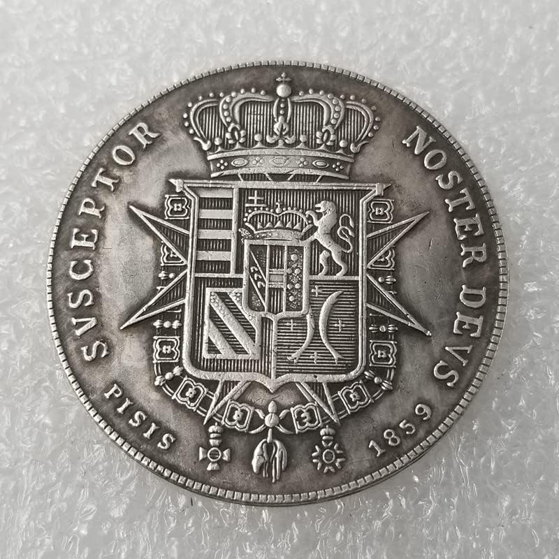 Старинни Занаяти 1859 Италианската сребърно покритие Монета е Точно Копие на Възпоменателни монети Монети в Чуждестранна валута 133#