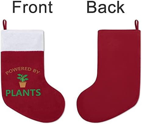 Публикувано на действие на Растенията Коледен Окачен Отглеждане Чорапи за Коледно Камина Празничен Начало Декор