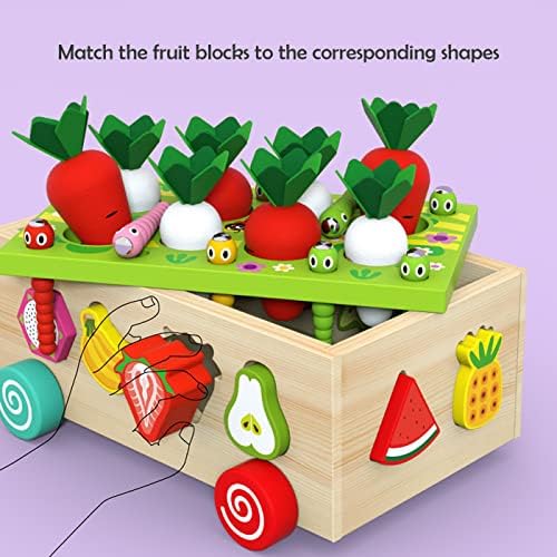 TUFOVER Монтесори Играчки, Играчки за сортиране чрез формата за Деца, Дървените Образователни Играчки за Малки Момчета и Момичета на Възраст