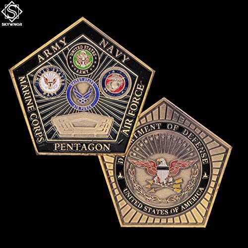 Министерството на отбраната на САЩ Ейми Военно-морския флот на Военно-въздушните сили Пентагона са предизвикателство за Събиране на монети в САЩ