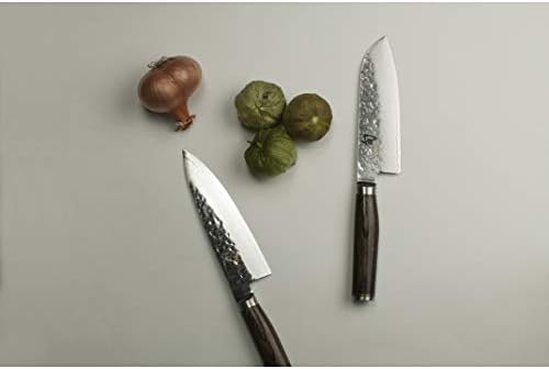 Нож Шун Cutlery Premier Santoku 5,5, Универсален Нож в азиатски стил за приготвяне на храна, Алтернатива на ножу готвач, Японски нож