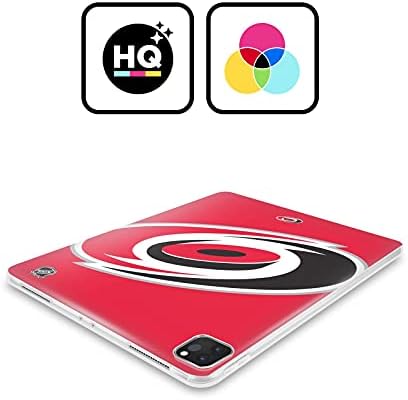Дизайн на своята практика за главата Официално Лицензиран NHL на Извънгабаритни Мек Гелевый калъф Carolina Hurricanes, Съвместим с Samsung Galaxy Tab S7 5G