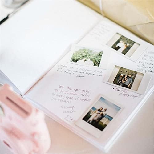 MIDFGU Персонални Сватбена книга за Гости Алтернативна Геометрична Сватбена книга за Гости Цвете Сватбен албум Знак за сватбени