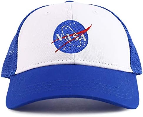 Бейзболна шапка Armycrew Small Insignia НАСА Patch Младежки Размер на 6 От Вкара панел за шофьори на камиони