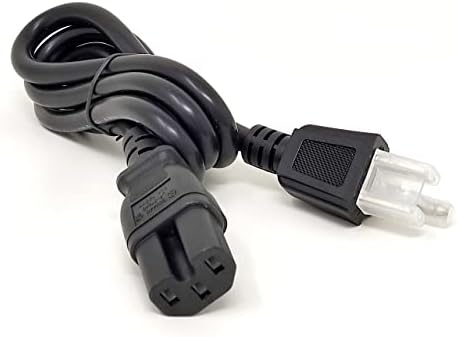 Захранващ кабел за перколятора HASMX с 3 шипа 36 за Перколятора Farberware FCP-240G, Замяна на Част за кафе, 3-пинов Кабел черен