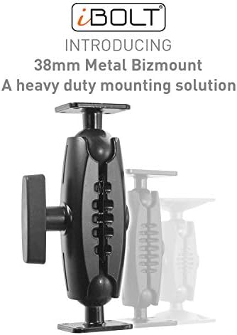 iBOLT TabDock LockPro 38 мм (1,5 инча) Bizmount - Мощен промишлено планина за пробиване с метална ключалка за всички таблетки на 7-10 см - за търговска употреба на Товарни автомобили: ч?