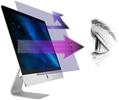Защитно фолио за екрана със защита от синя светлина, която е съвместима с 21,5-инчов Apple iMac (не е съвместим с 27-инчов iMac) се предлага в комплект с 2 пакети, филтриране на ?