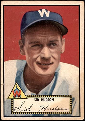 1952 Topps # 60 Led Хъдсън Вашингтон Сенатърс (Бейзболна картичка) ДОБРИ сенатори