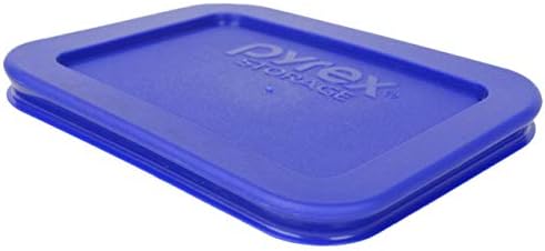Огнеупорно 7213-пластмасов правоъгълен капак за съхранение на храна, кобальтово-синя, 1,9 чаши, БР, направено в САЩ - 2 опаковки
