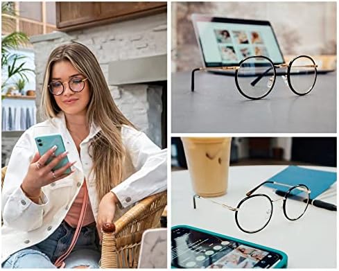 WearMe Pro - Ретро Кръгли Очила компютър със Синя светлина