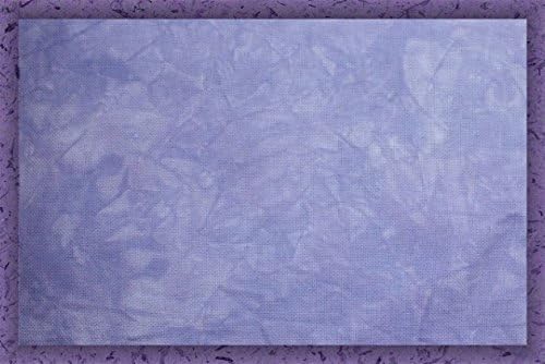Плат ръчно рисувани 22 Count Aida, Бродирани кръстат бод (Zweigart) - 58 x 65 - Прекрасен Лавандула, Лилав