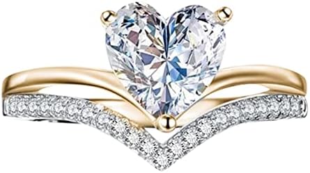 В момента пръстен за жени, пръстен на моята прекрасна дъщеря, голям пръстен с кристали във формата на любов, пръстен с диамант, елегантен пръстен на любовта