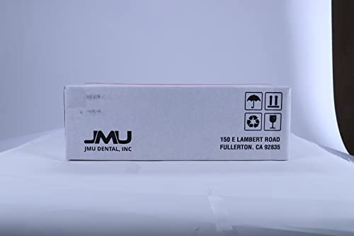 Подложка за тавата за стоматологична хартия JMU, Размер B 8,5 x 12,25, със заоблени ъгли, 70 г, 1000 бр. / калъф, розов