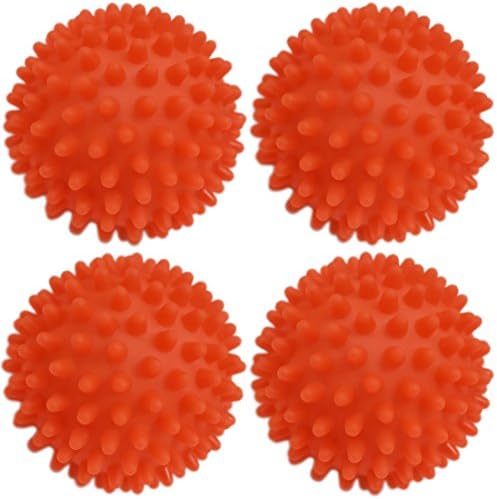 Топки за сушене на бельо на марката Black Duck 4 опаковки Оранжев цвят Топки за сушене на дрехи за Еднократна употреба се Заменят