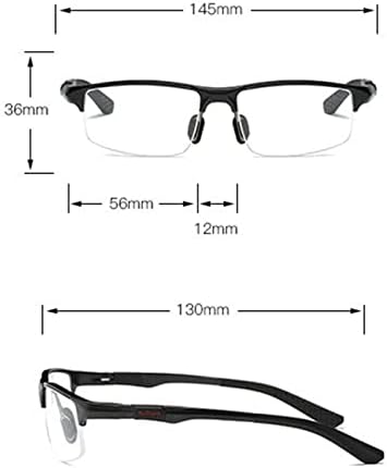 мъжки Фотохромичните Очила За четене, Прогресивно Многофокусные Компютърни Очила За Четене, Алюминиево-магниевая Полукадровая