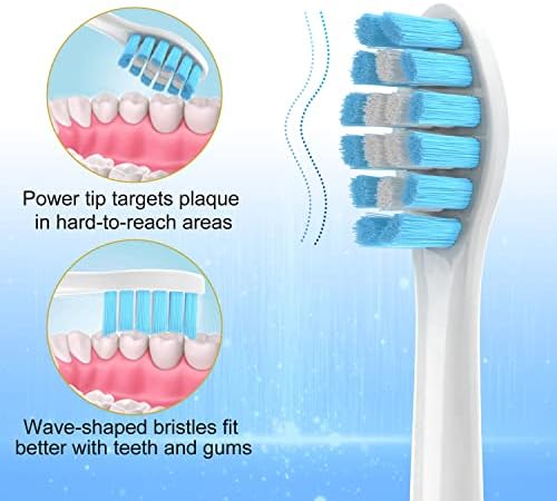 Сменяеми глави за четка за зъби OralClass, Съвместими с електрически зубными четки Sonicare, Дюзи за електрически четки със средна и мека плътност, подходящи за Philips Sonic Care с