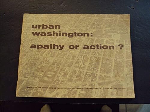 Градски Вашингтон: апатия или действие? Консултативен съвет на Правителството sc 1968