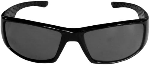Магазин за спортни фенове на NFL Siskiyou Cleveland Browns Черни Слънчеви Очила с обвивка One Size Black