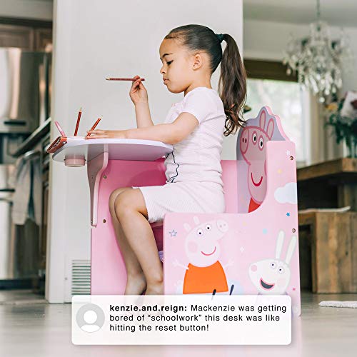 Детски стол Delta с чекмедже за съхранение - идеален за практикуване на декоративно-приложен изкуство, лека закуска, домашно обучение,