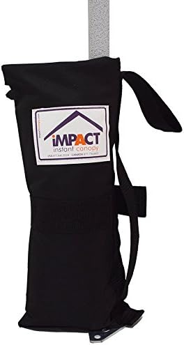 Комплект анкери Impact Complete за палатки с мек покрив, включва в себе си 4 чанти за утяжеления крака навес и 1 Търговска комплект анкери