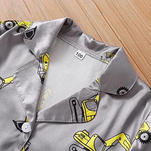 XBKPLO Плюшени Пижамные Панталони за момчета, Риза за Малки Момчета, Комплект с Динозавром за Деца, Тениски, Дрехи за деца