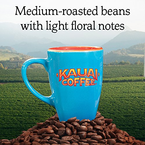 Кафе пълнозърнести Кауаи, Koloa Estate средна печене на Кафе от цели зърна арабика от най-големия производител на кафе в Хавай - Ярък аромат с леки флорални нотки - 10 грама