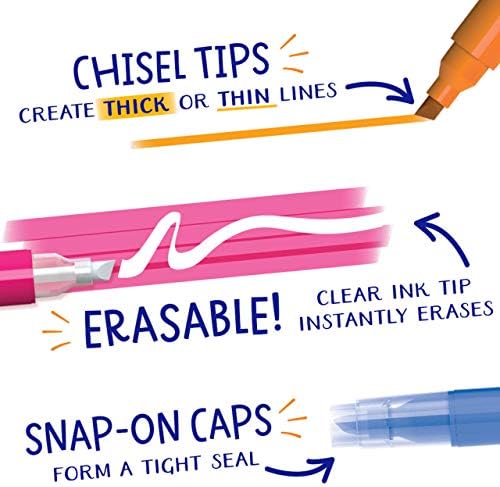 Цветни Гел Химикалки Crayola за Colorization деца и възрастни, Миещи Химикалки със Средна Консистенция, 14 Стираемых маркери Помислете