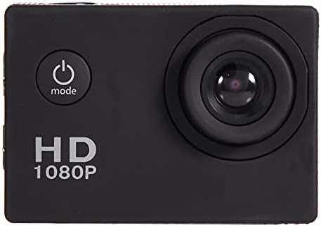 Спортна камера, 7 цвята, дълъг експлоатационен живот, Екшън-камера DV за работа под вода за ясно визуално възприятие, през целия живот (черен)
