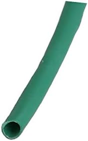 X-DREE Дължина 6 м, вътрешен диаметър 1 мм, polyolefin изолация, свиване на тръба, Амбалажна хартия в Зелен цвят (6 м на вътрешния диаметър, 1 мм за защита от полиолефинового те?
