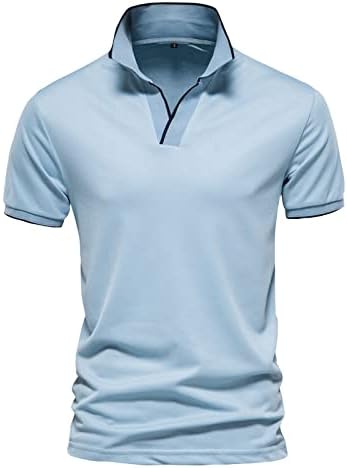 Мъжки ризи за голф, Мъжка Тениска с Къс ръкав, Модни и Ежедневни Тениска В тон