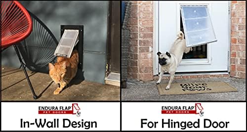 Флип-надолу котешка задвижваната Endura за врати | Са подходящи за котки и малки кучета | Энергоэффективный вход за домашни