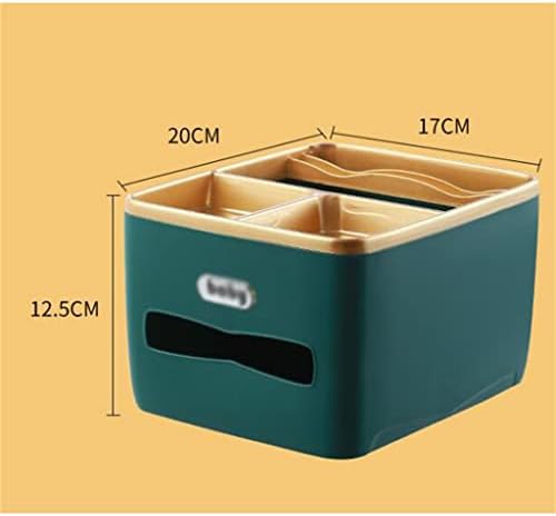 SDGH Настолна кутия за салфетки, Многофункционална Кутия за съхранение в Хола, Разделени Кутия за съхранение на мобилен