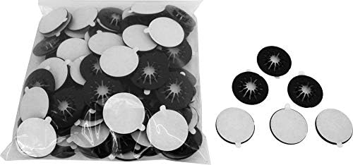 Spider хъбове CD / DVD на черна лепкава основа (контакти) - CDNRSPBK - За лепене в двойна или тройна кутия за cd-та, за да