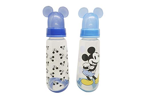 Дисни Cudlie Mickey Mouse Baby Boy 2 опаковки бутилки от по 9 грама с Подвижни Формованной капак с образа на героя в формата на звезда Baby Mickey