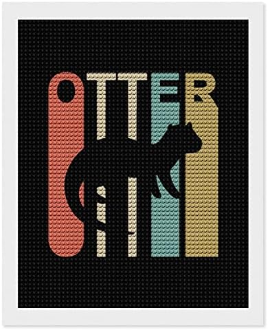 Комплекти за Диамант Живопис Otter Custom Paint Art Picture by Numbers за Украса на Дома стени на 16 x20