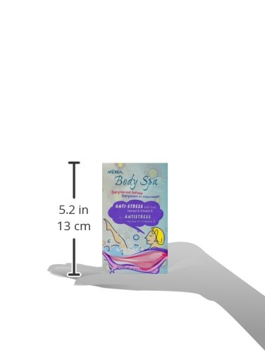 Средство за облекчаване на стреса Andrea Body Spa с билки и витамин е, 0,5 мл (опаковка от 72 броя)