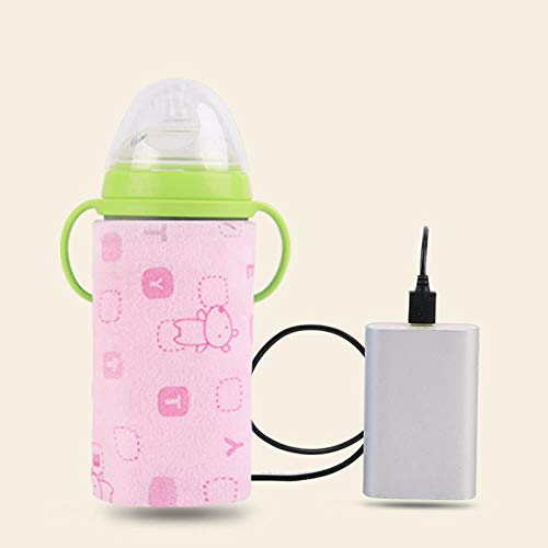 Инкубатор за бебешки бутилки - USB Преносима Пътна Чаша За Подгряване на Мляко, Бутилка за отопление, Чанта за съхранение на бебешки