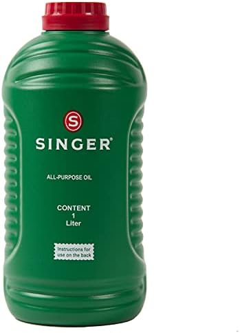 Масло за индустриални шевни машини SINGER - 1 Литър (33,8 унция) Универсално масло