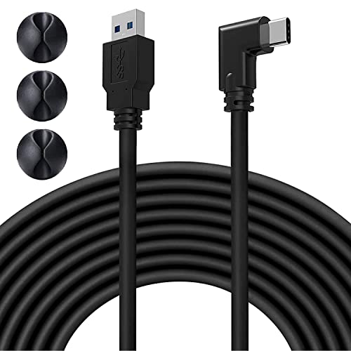 16-крак кабел VR Линк, съвместим с кабел Oculus Quest 2 Линк, USB кабел 3.1-USB C, за свързване на гейминг слушалки виртуална реалност Quest