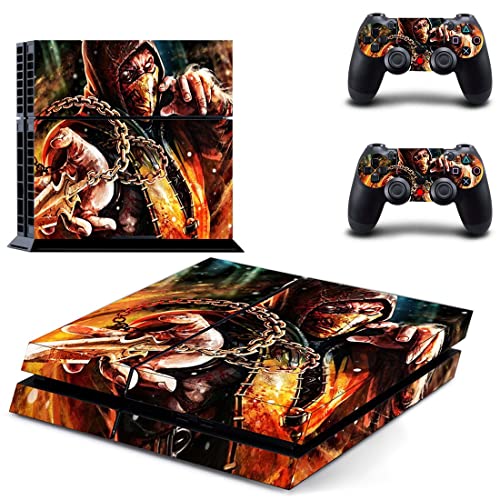 За PS5 ЦИФРОВА игра Ninja Mortal Best War Kombat X Стикер за PS4 или PS5 за конзолата PlayStation 4 или 5 и контролери Vinyl
