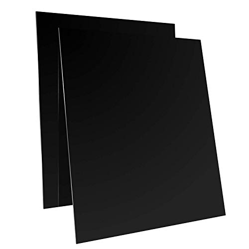 2 Опаковки Черни листа медицински клас LDPE 17 x 21, Полиетилен с ниска плътност, Разнообразни, Гъвкави и устойчиви на въздействието Пластмасови листове, Произведено в С