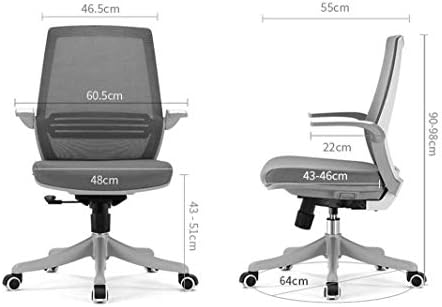 YEBDD Стол за чертане Чай на рецепцията, Спускащите подлакътник, стол за чертане черен цвят, Компютърен стол, Домашен стол, Студентски стол, Стол за писане, Офис стола (