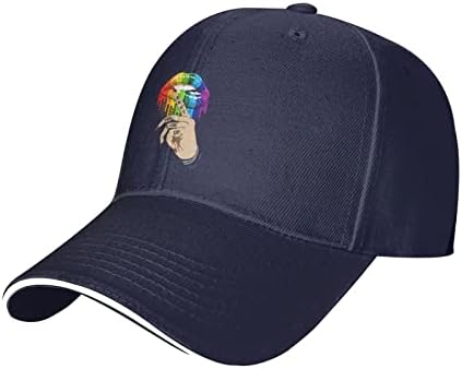 Бейзболна Шапка Rainbow LGBT Pride Мъжки Слънчеви Шапки Миещи Регулируеми Женски Рибарски Шапки