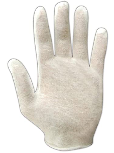 Проверка ръкавици от памук MAGID средна плътност, двустранни, дебнещ - дължина-14 см (12 чифта)