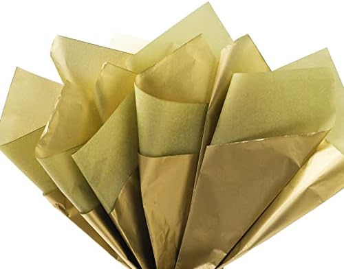 Опаковка Нова Обемна Подарък от Опаковки Подвижния Хартия, 100 Листа Мандарина Цвят, Подарък Опаковъчна Хартия с размери 15 x 20 См
